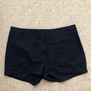 Navy chino shorts